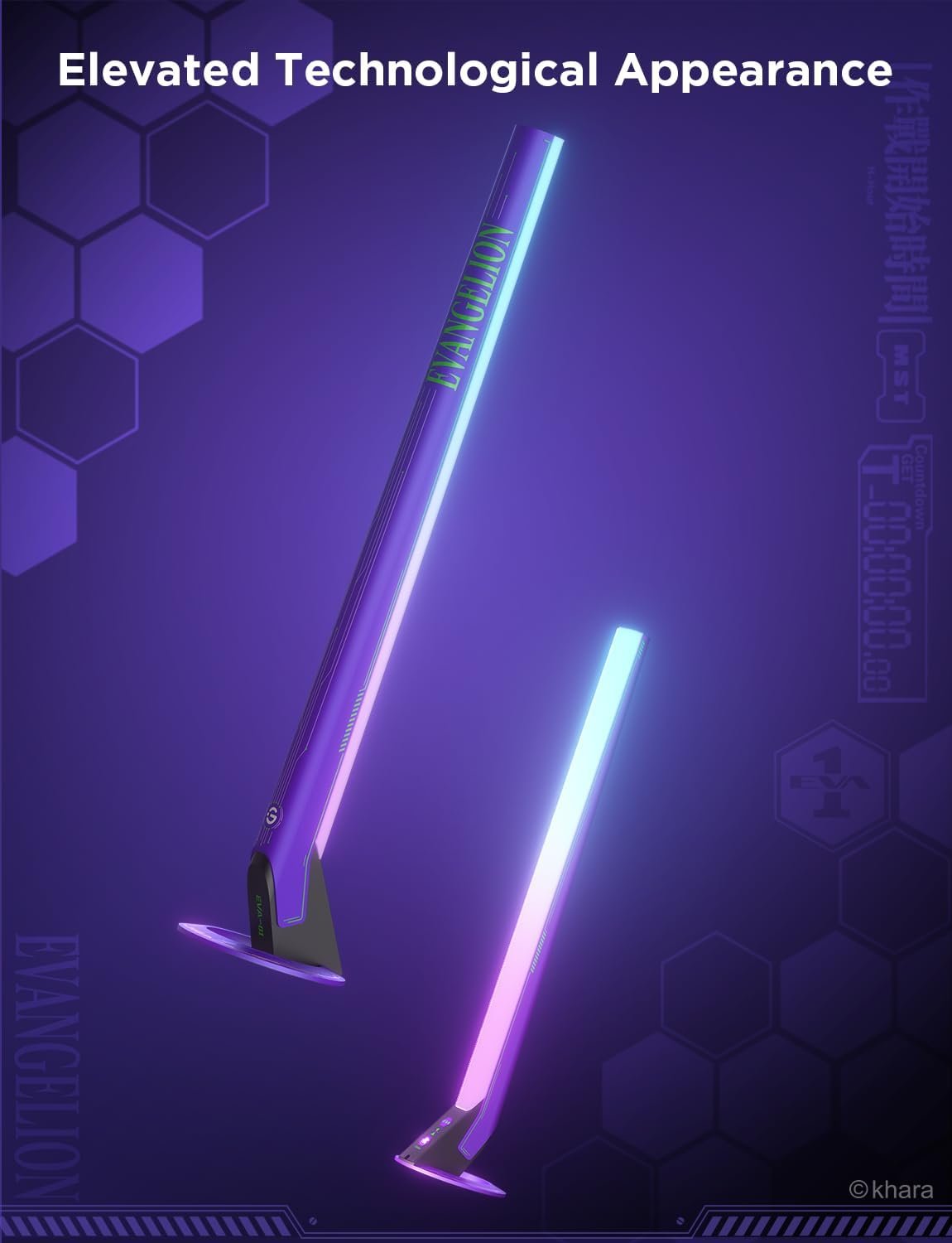 Govee RGBIC LED Strip Lights 16.4ft Bundle x Evangelion Gaming Light Bars - Image 5