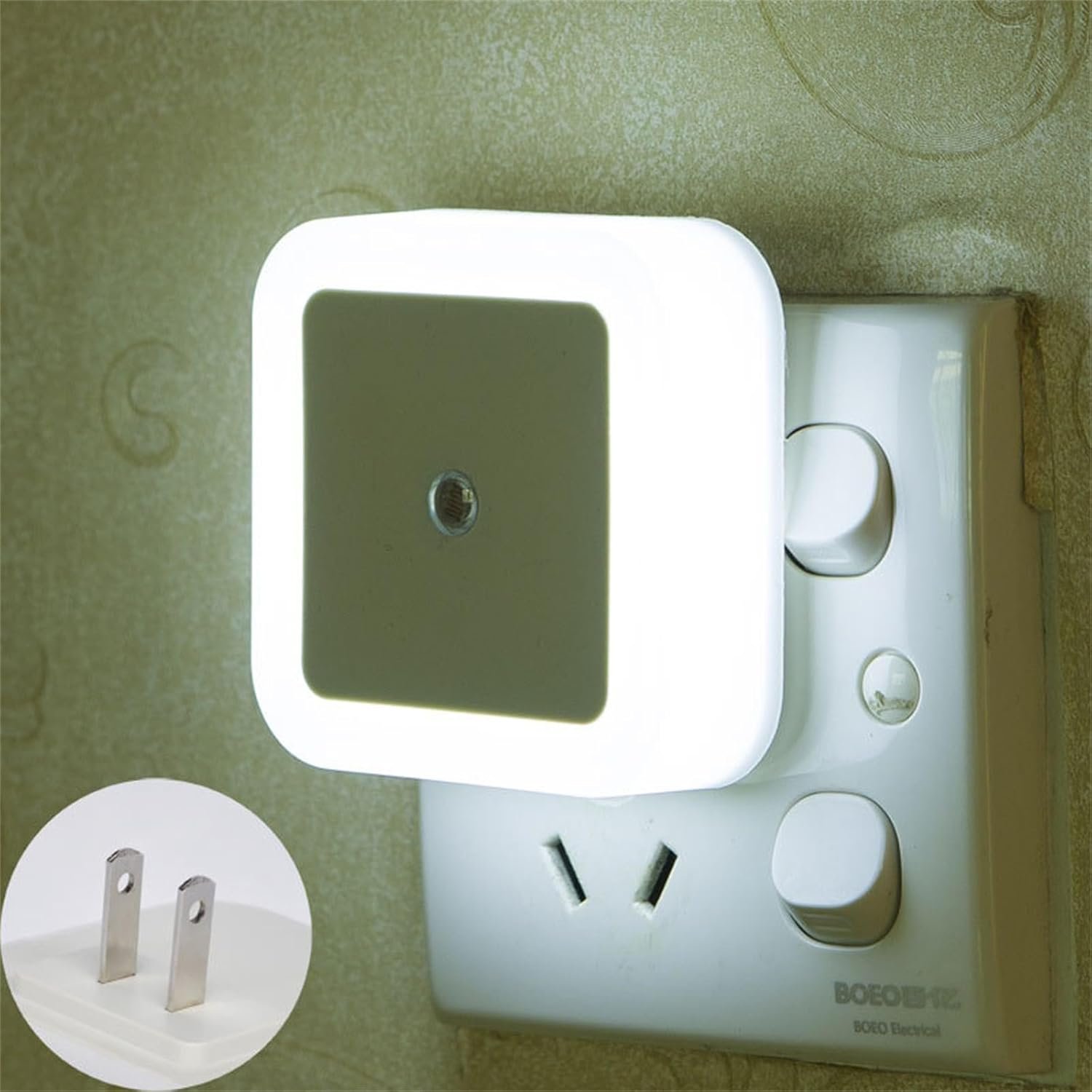 Night Light Night Lights Plug Into Wall Nightlight Plug in Night Light Dusk to Dawn Night Lamp Led Night Light for Kids Bedroom Bathroom Hallway Warm Bathroom Must Haves (D, One Size) - Image 4