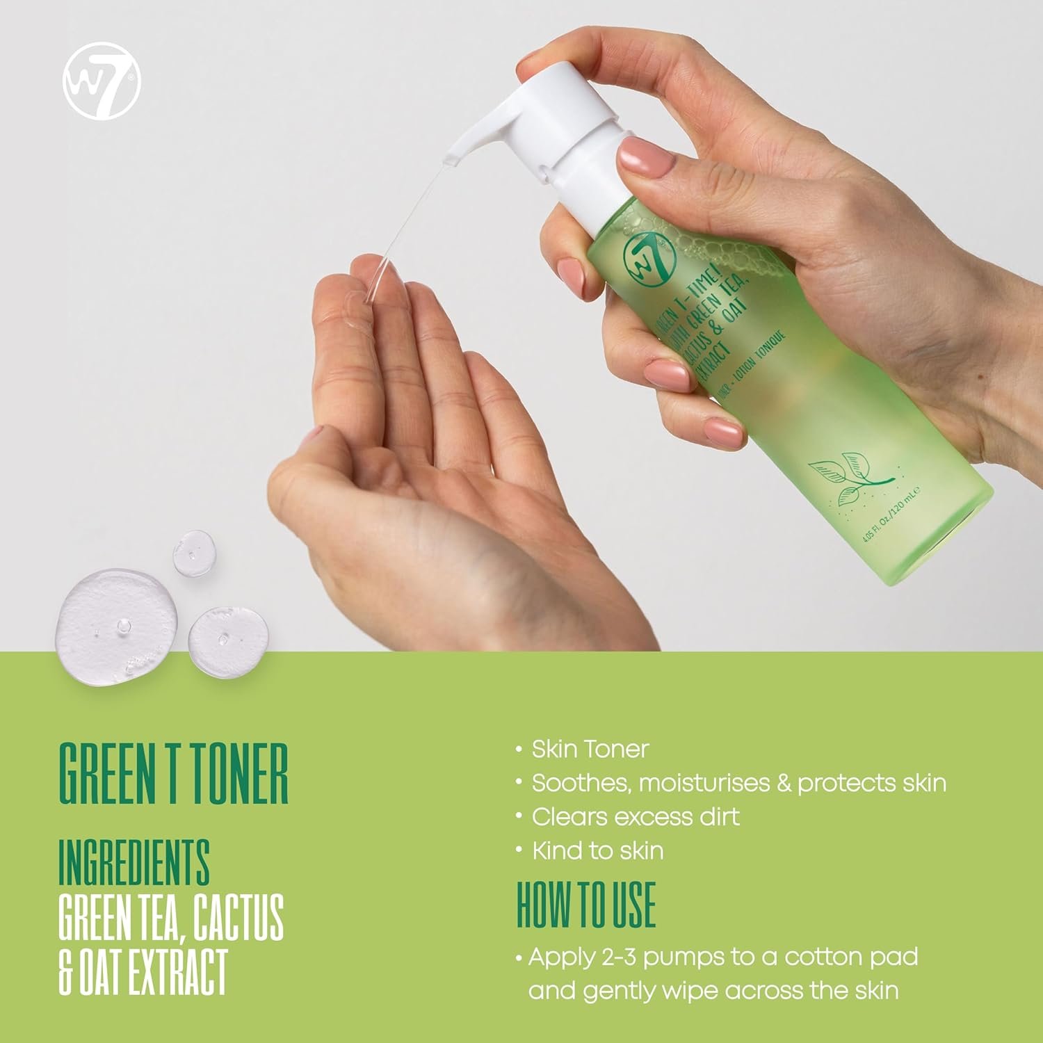 W7 Self-Care Skincare Set - 5 Step Daily Routine - Moisturizer, Serum, Toner, Cleanser & Lip Mask - Full Size Skin Care Kit for Natural, Beautiful Skin - Image 4