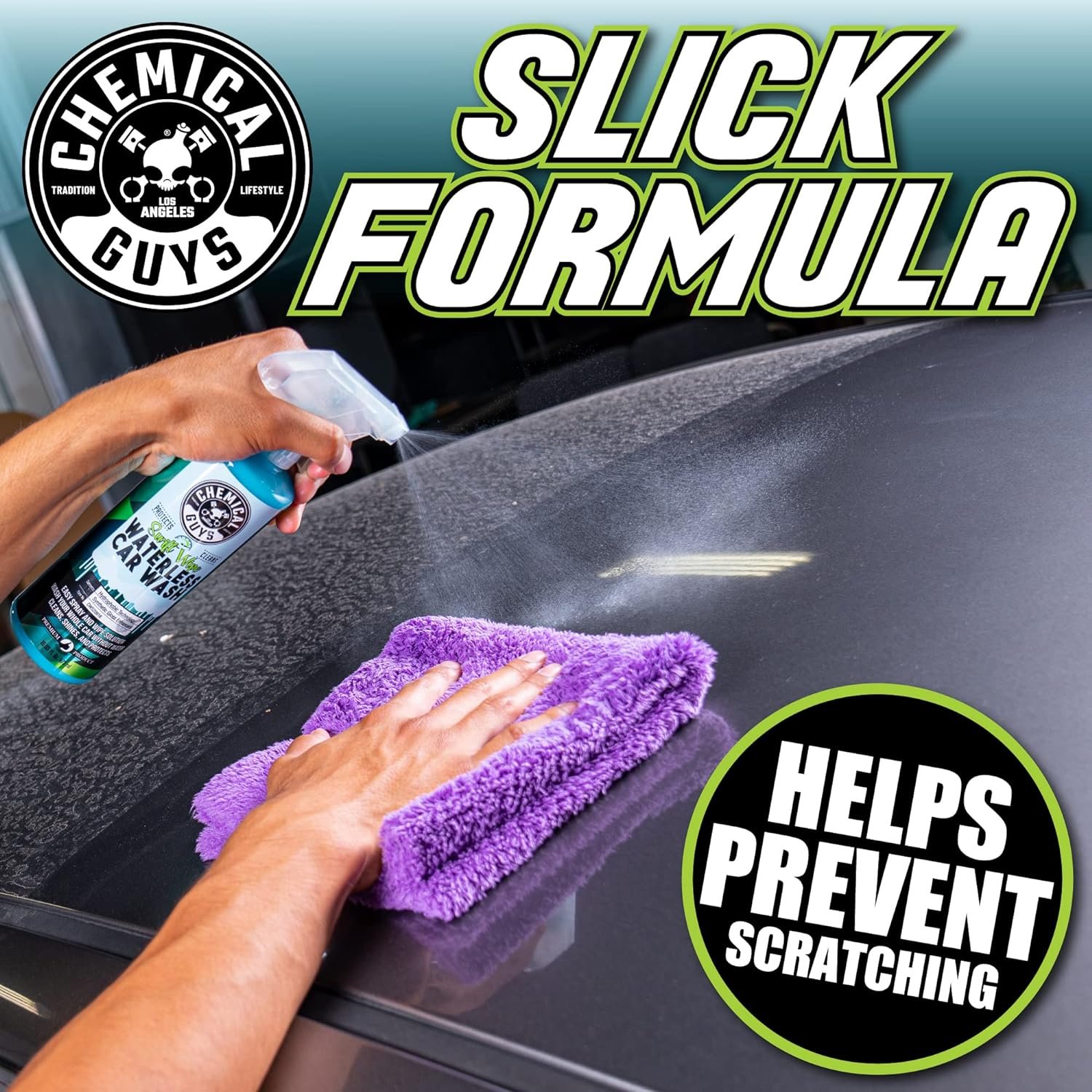 Chemical Guys CWS20964 Swift Wipe Sprayable Waterless Car Wash, Easily Clean - Just Spray & Wipe, Safe for Cars, Trucks, Motorcycles, RVs & More, 64 fl. Oz (Half Gallon) - Image 8