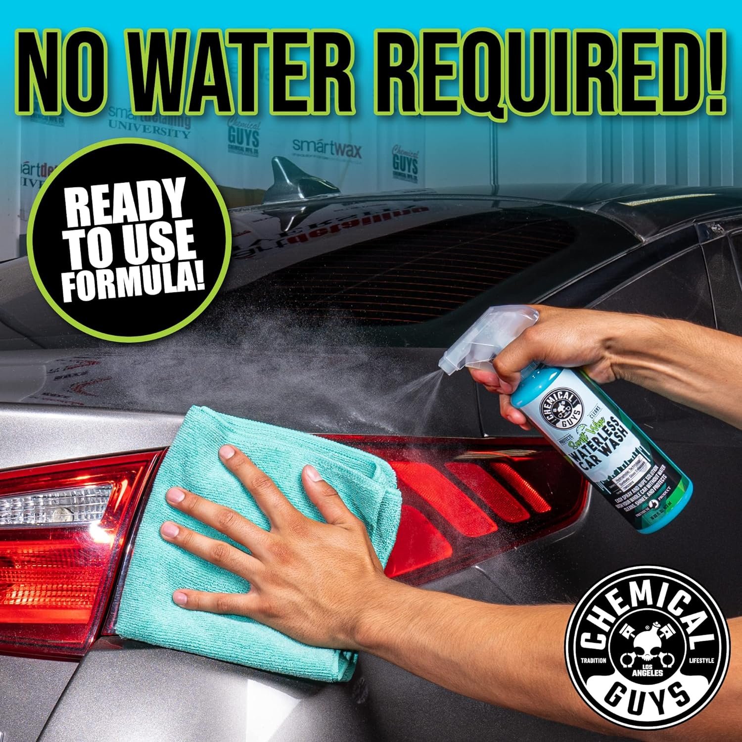 Chemical Guys CWS20964 Swift Wipe Sprayable Waterless Car Wash, Easily Clean - Just Spray & Wipe, Safe for Cars, Trucks, Motorcycles, RVs & More, 64 fl. Oz (Half Gallon) - Image 11