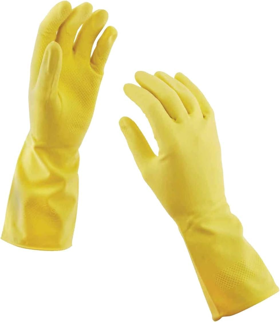 Сlean-Up Cleaner with Bleach, Fresh Scent, 32 Fl Oz, Disinfecting Bathroom Cleaner, Original Scent, 30 Fl Oz, Bundle with Latex Gloves and 2 Microfiber Cleaning Cloths - Image 10