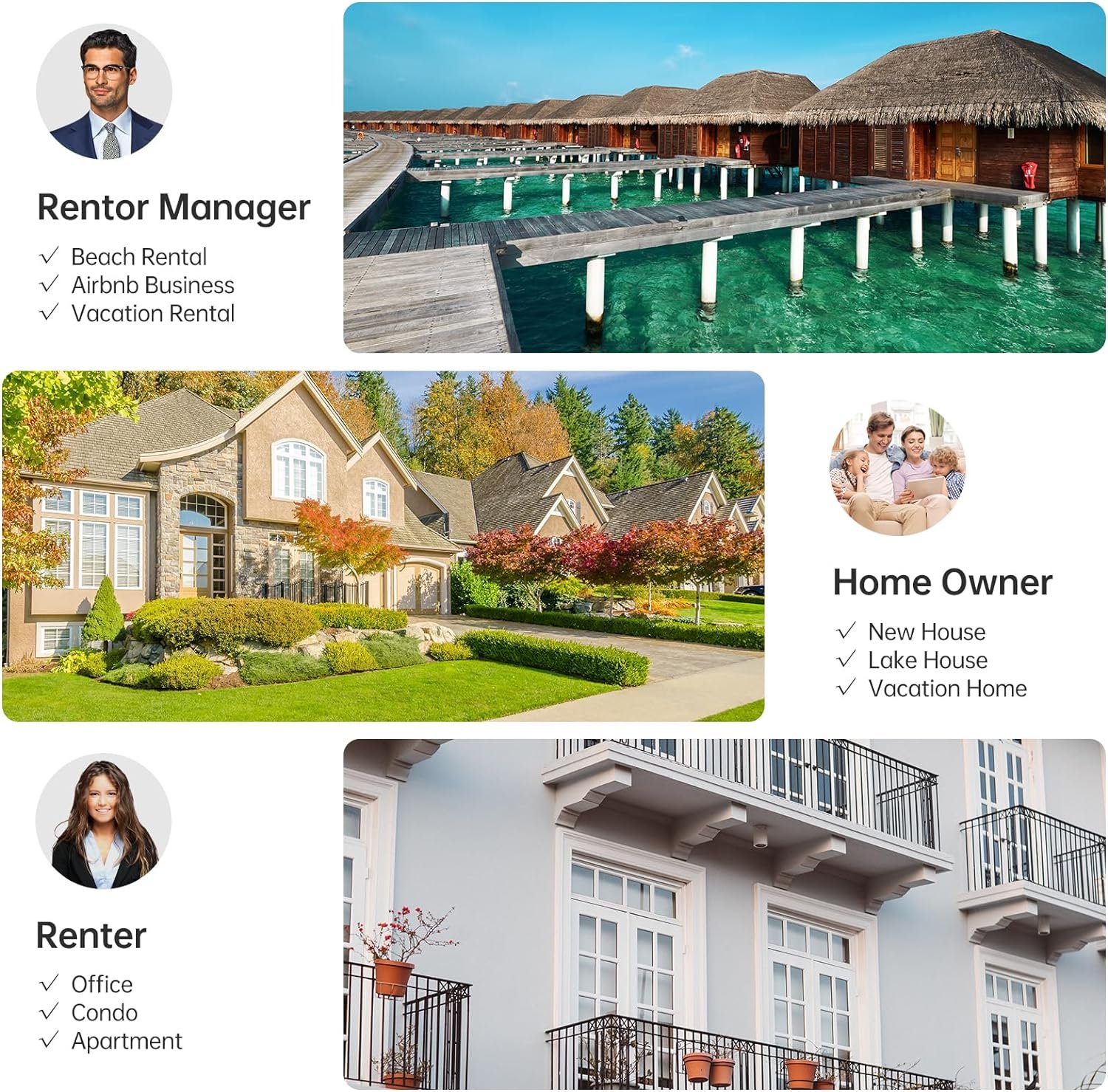 Keyless Entry Door Lock Deadbolt with Handle Set - SMONET Fingerprint WiFi Smart Locks, Digital Remote Control Keypad Bluetooth Alexa Deadbolt Lockset with Auto Lock Code Fob App Black - Image 10