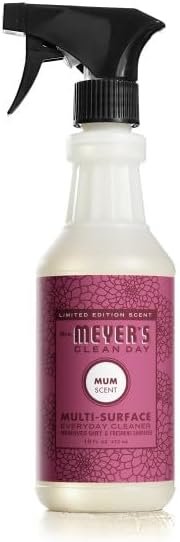 MRS. MEYER'S CLEAN DAY Multi-Surface Everyday Cleaner, Mum Scent, 16 Fl Oz (Pack of 6) - Image 3