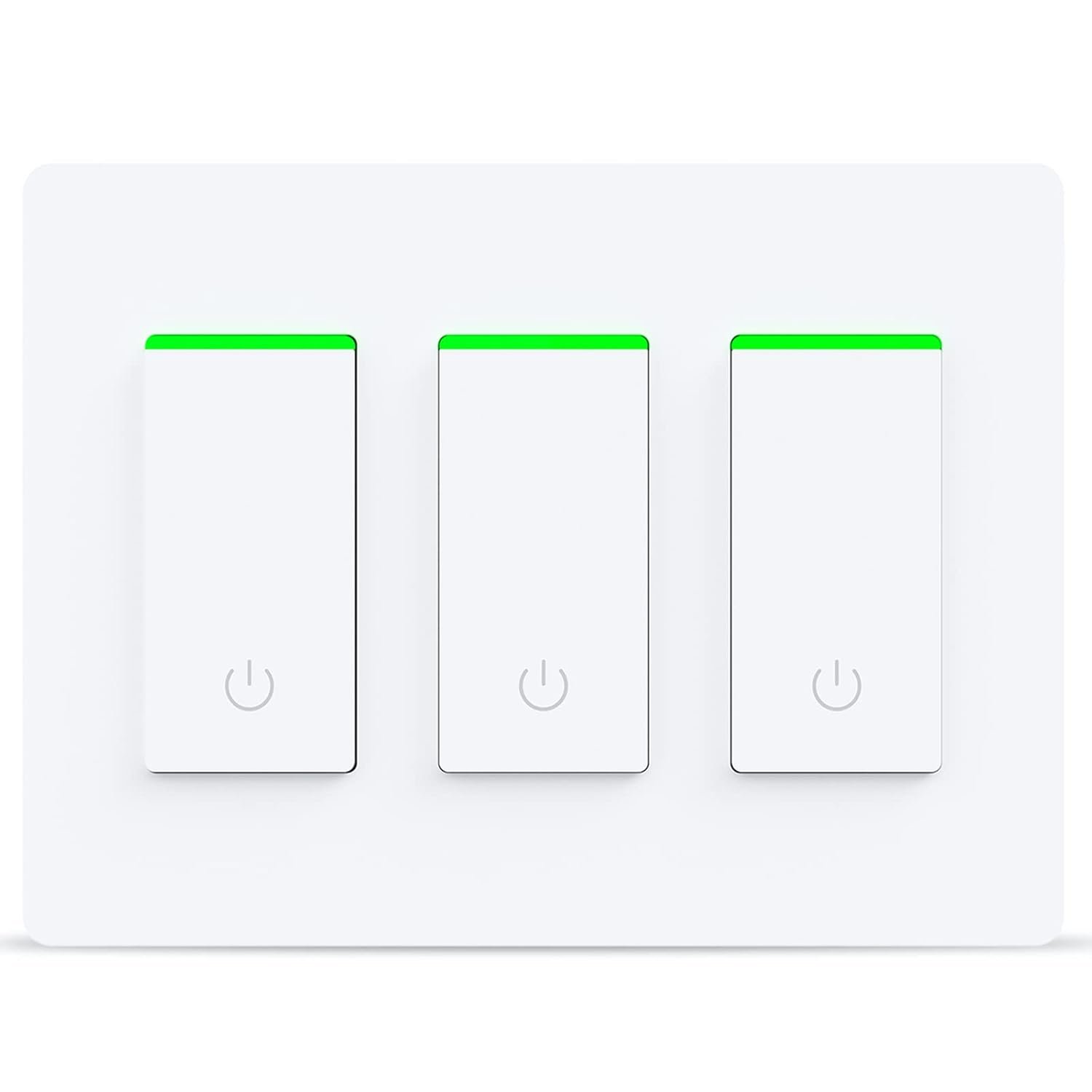 Smart Switch 3Gang Smart Light Switch 3 Gang Milfra 2.4Ghz in-Wall Smart Switch Alexa WiFi Switch Work with Alexa Google Assistant,Need Neutral Wire,Single-Pole Only - Image 2