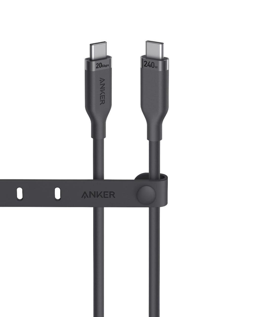 Anker USB 4 Gen 2 Cable, 20 Gbps Data Transfer, 4K HD Display, 3 ft Bio-Based 240W Charging USB C to USB C Cable, Type C for iPhone 15/15 Pro/15 Pro Max/15 Plus, USB-C Laptops, Hubs, Docks, and More - Image 2