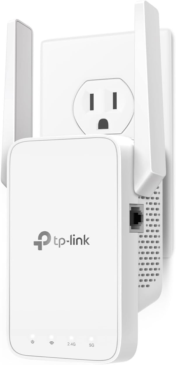 TP-Link AC1200 WiFi Extender, 2024 Wirecutter Best WiFi Extender, 1.2Gbps home signal booster, Dual Band 5GHz/2.4GHz, Covers Up to 1500 Sq.ft and 30 Devices ,support Onemesh, One Ethernet Port (RE315) - Image 2