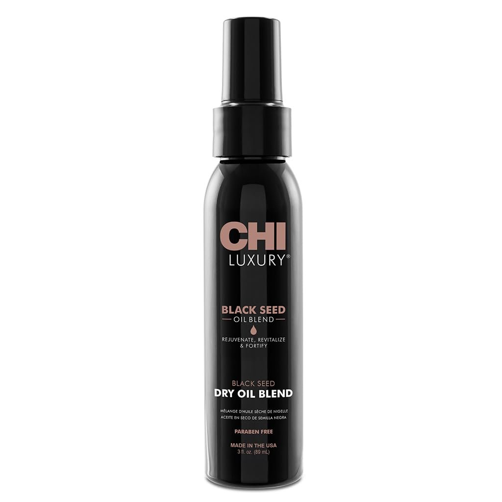CHI Luxury Black Seed Oil Blend Dry Oil, Revitalizing & Nourishing Hair Oil, Creates Smooth & Shiny Hair, Sulfate, Paraben, & Cruelty-Free, 3 Oz - Image 2