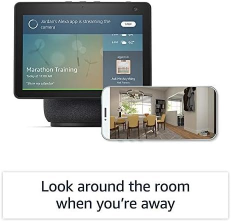 Echo Show 10 (3rd Gen) | HD smart display with motion and Alexa | Glacier White | with Wyze Cam V3 - Image 5
