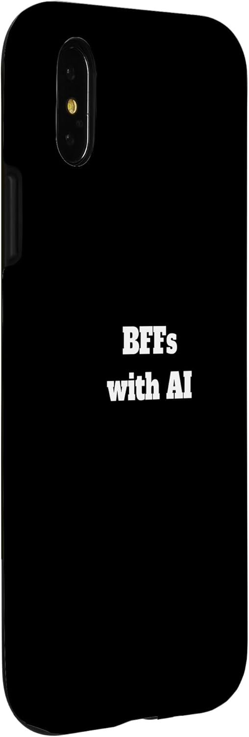 iPhone X/XS Funny Artificial Intelligence Marketing BFFs with AI Case - Image 4