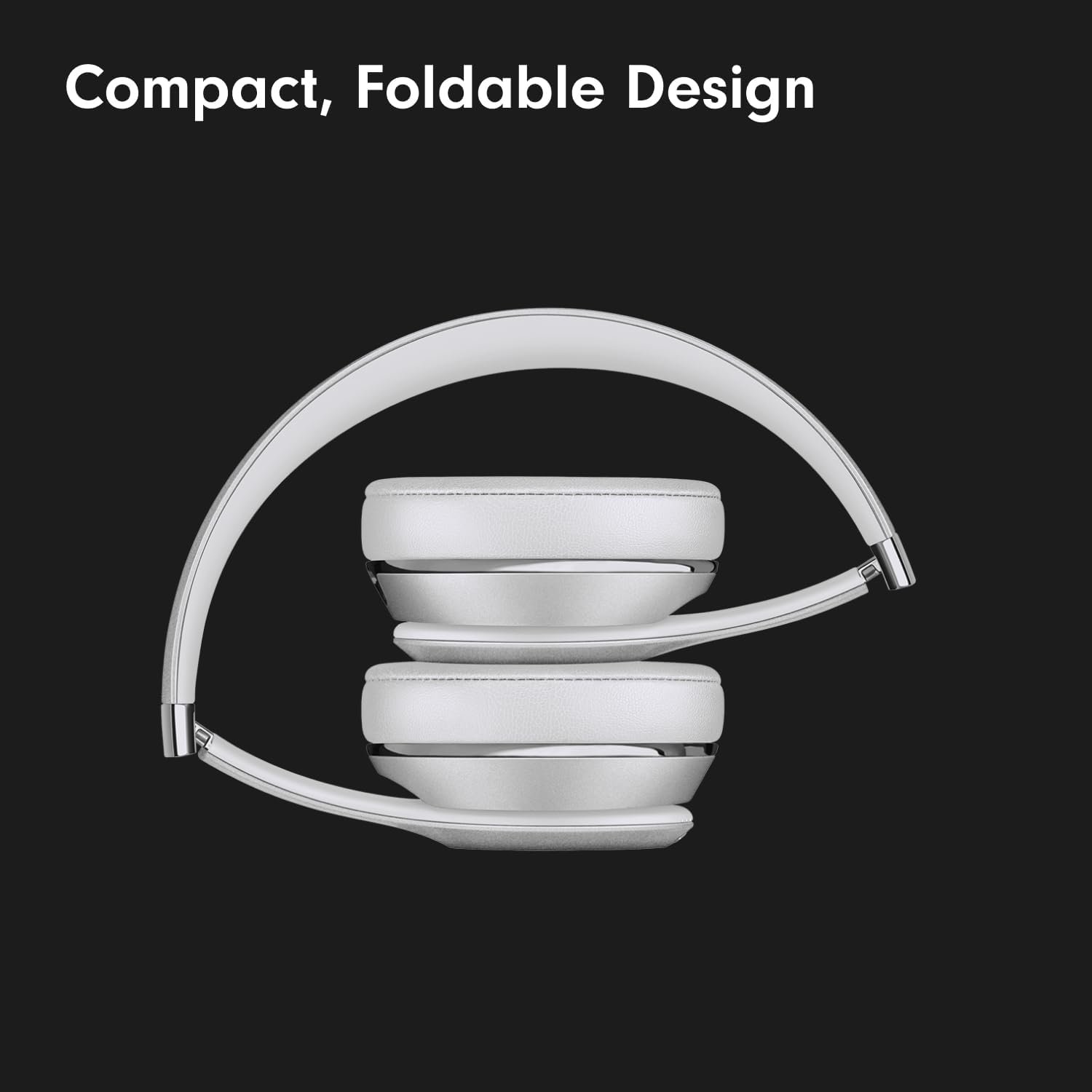 Beats Solo 3 - Wireless Bluetooth On-Ear Headphones, Apple & Android Compatible, Up to 40H of Battery Life - Silver (Latest Model) - Image 5