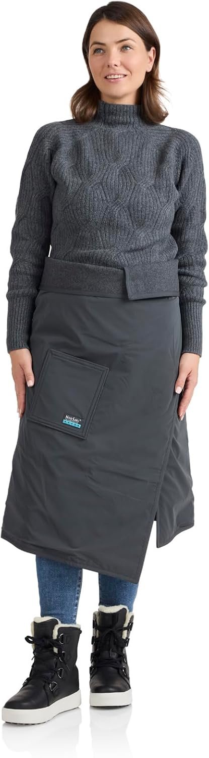 Sport Blanket and Wearable Wrap, The Bergen Sport, Graphite - Image 2