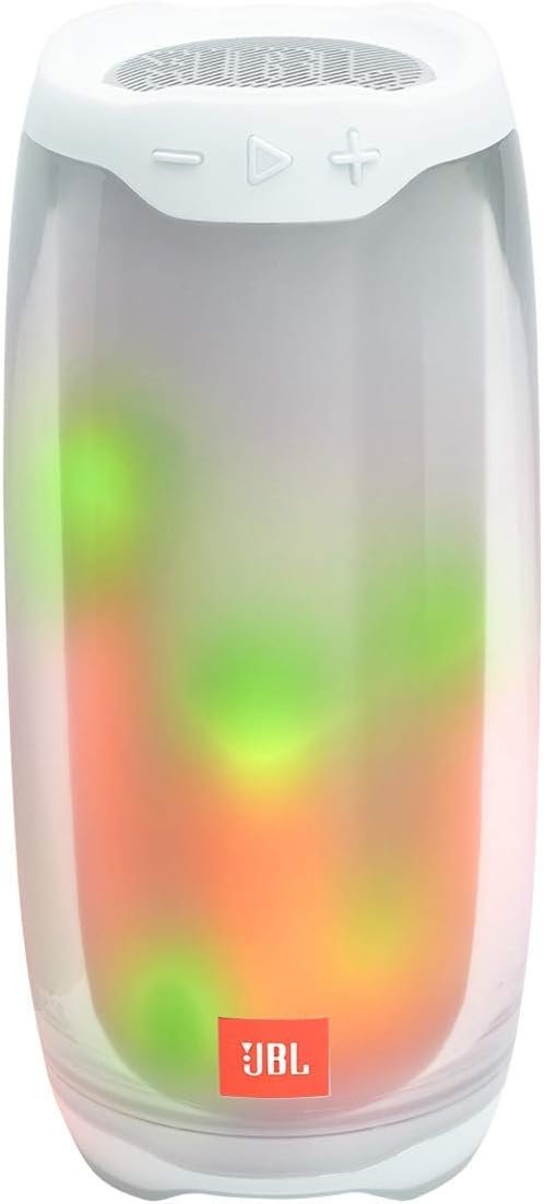 JBL Pulse 4 Wireless Bluetooth IPX7 Waterproof Speaker Pair Bundle - White - Image 4