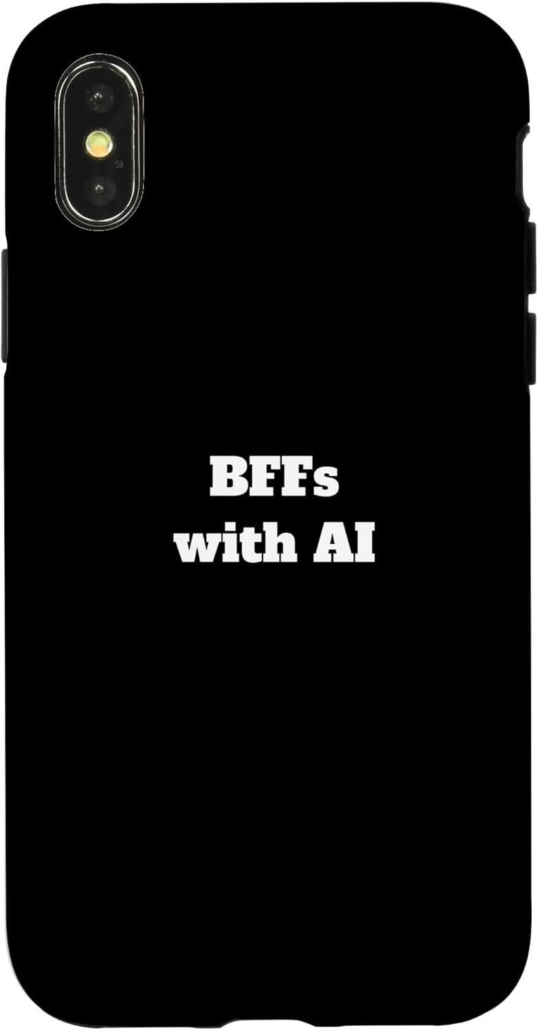 iPhone X/XS Funny Artificial Intelligence Marketing BFFs with AI Case - Image 2