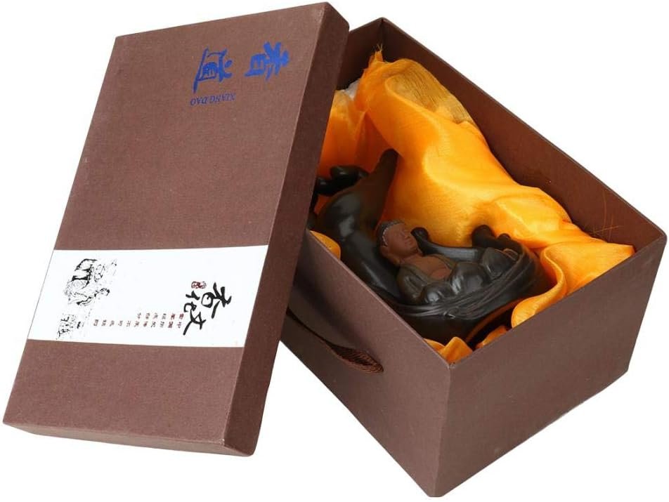 Buddha Lotus Hand Backflow Incense Burner, Home Ceramic Backflow Zen Incense Holder Burner with 10pcs Incense Cone (Buddha) - Image 8