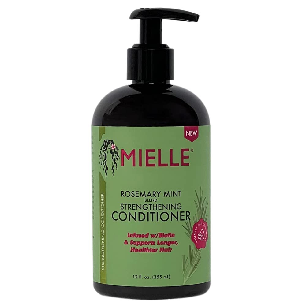 New Mielle - Rosemary Mint - Biotin Infused - Encourages Growth Hair Products for Stronger and Healthier Hair and Styling Bundle - Shampoo, Conditioner, Leave-in Conditioner Set 3 PCS - Image 3