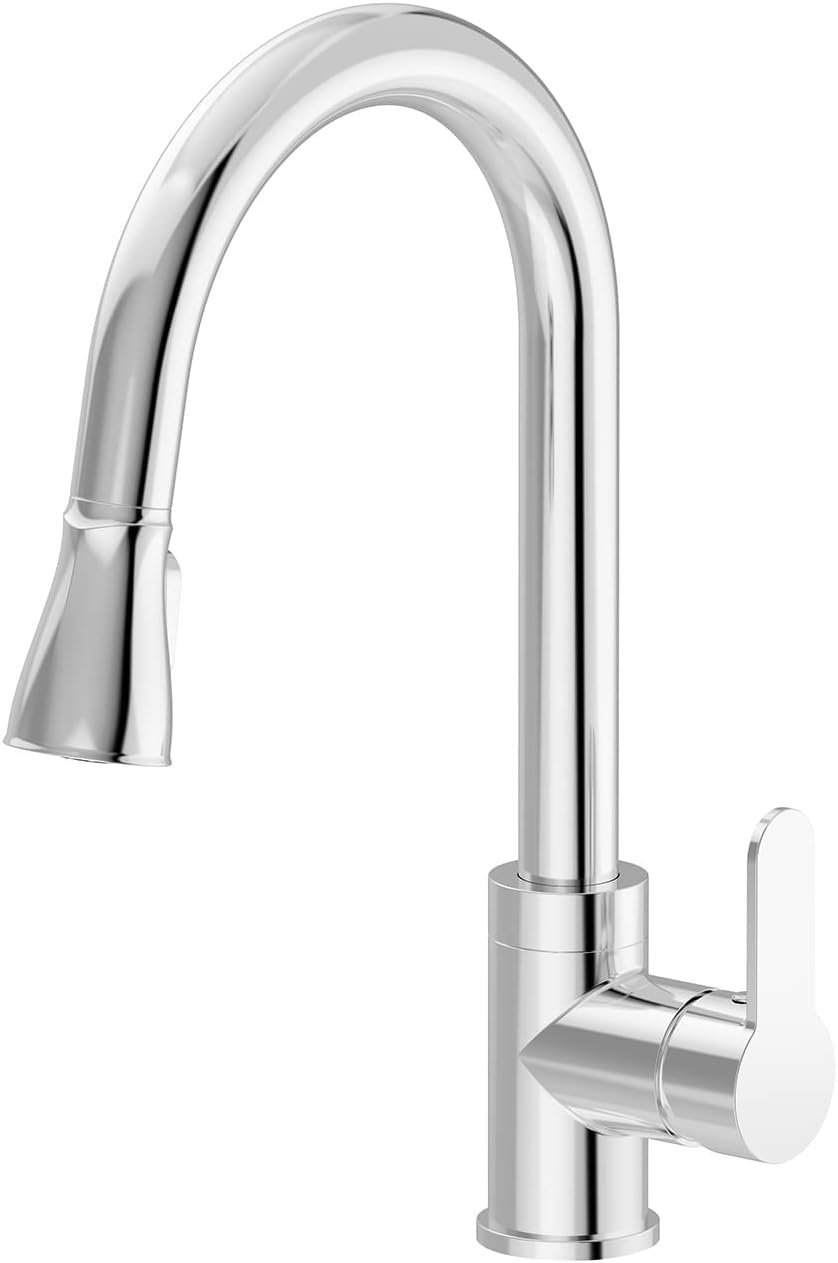 Symmons S-6710-PD-1.5 Identity Single-Handle Pull-Down Kitchen Faucet in Polished Chrome (1.5 GPM) - Image 2