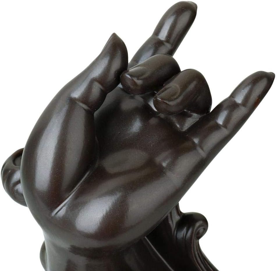 Buddha Lotus Hand Backflow Incense Burner, Home Ceramic Backflow Zen Incense Holder Burner with 10pcs Incense Cone (Buddha) - Image 7