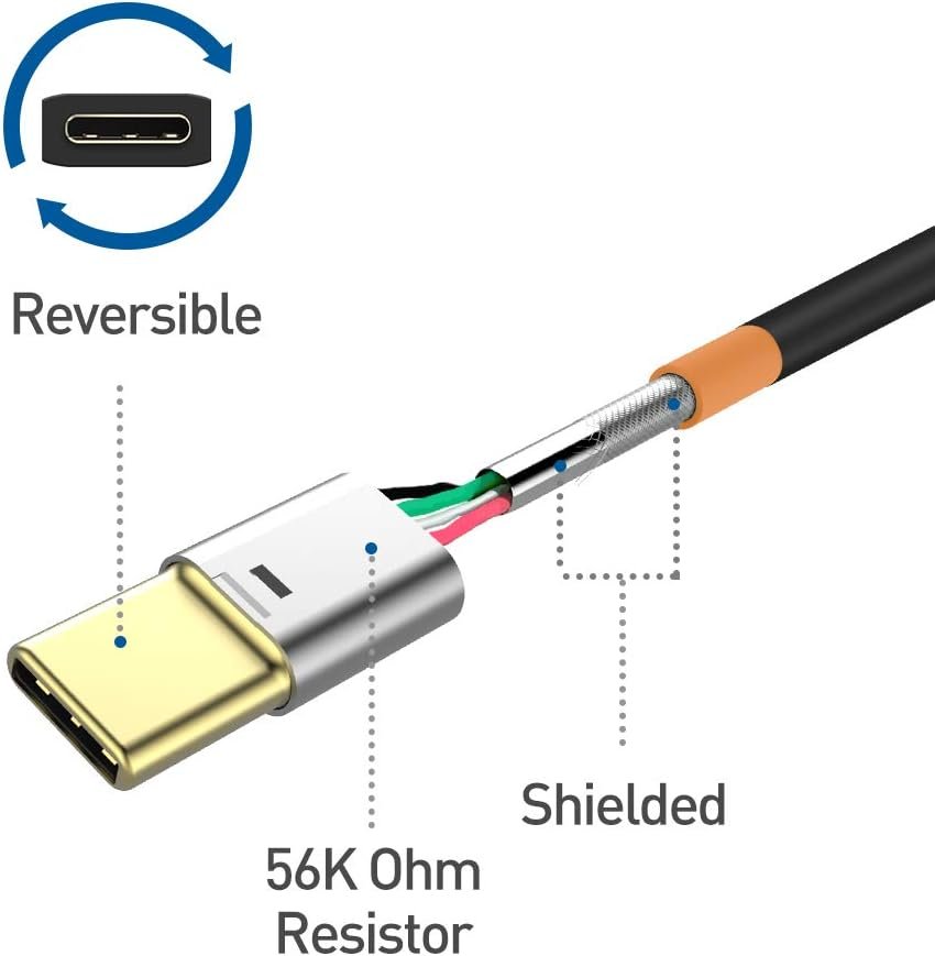 Cable Matters 3-Pack USB to USB C Charging Cable 6.6 ft with 3A Fast Charging in Black for iPhone 16/15, Samsung Galaxy S23 Ultra, S23, S22, Note 20, LG G8, Google Pixel 7a, iPad Pro, Nintendo Switch - Image 7