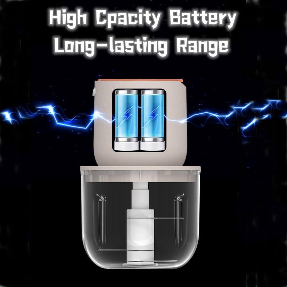 Wireless Electric Food Processor,600ML Electric Food Chopper For Meat,Onions,vegetables,Garlic,Complementary Food, Meat Chopper Blender - Image 6