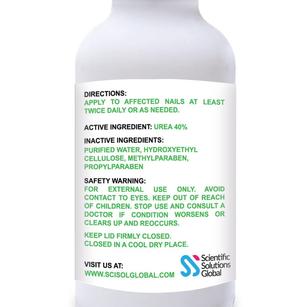 Urea Nail Gel - Softens Cracked Heel Calluses & Thick Toenails - Repairs Fungal Damaged, Yellow, Discolored Nails – Highly Effective & Quick-Dry Fingernails & Toenail Fungus Treatment | Made in USA - Image 7