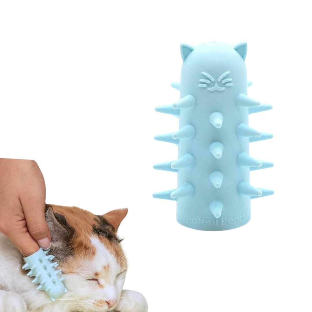 Furr&Purr Cat Brush, Hair Brush for Indoor Cats, Cat Calming, Cat Massager, Made in USA (1-Pack) - Image 2