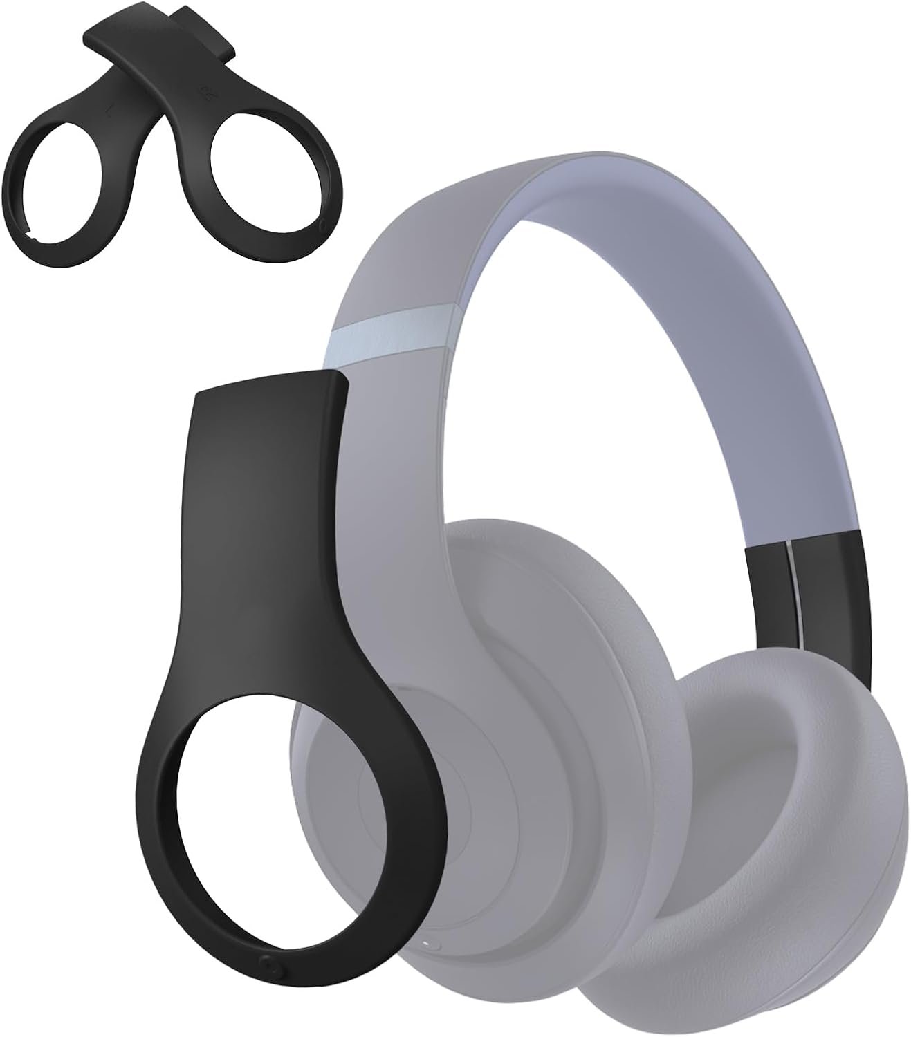 Silicone Case Cover for Beats Studio Pro, Durable Outer Earphone Panel Accessories Cover ONLY Compatible with Beats Studio Pro Wireless Bluetooth Noise Cancelling Headphones-Black - Image 2