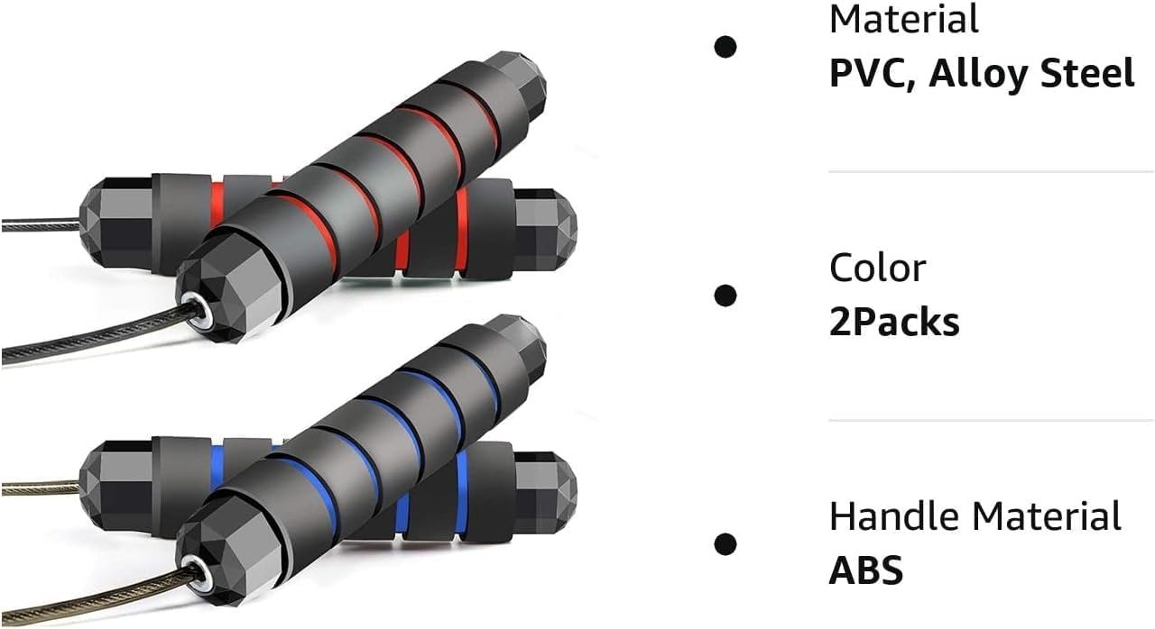 Jump Rope Skipping Rope for Rope Skipping, Speed Jump Rope for Exercise Jump Rope for Fitness for Kids and Adults - Image 6