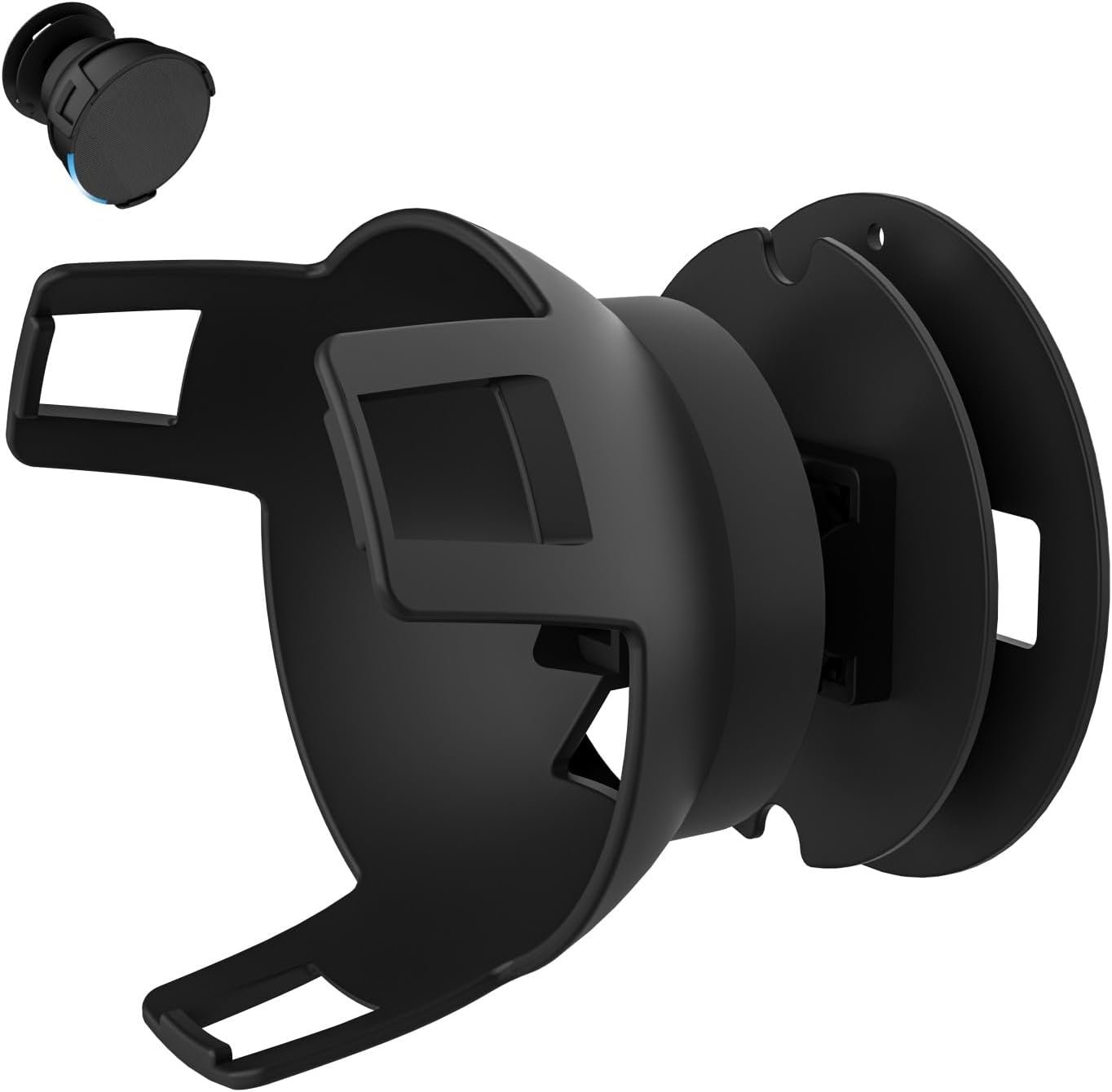 Echo Pop Stand, Wall Mount Holder for Echo Pop with Cable Management Shelf for Space-Saving and Easy Access - Perfect Bracket Shelf Accessories for Echo Pop Smart Speaker - Image 2