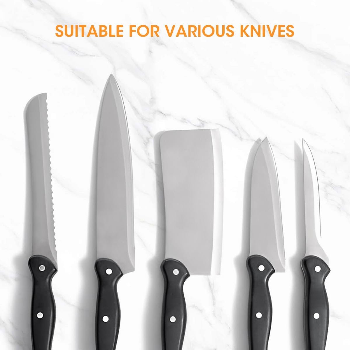 Aieve Rolling Knife Sharpeners Kit,Knife Sharpener Tool with Diamond Disc Sharpener and 15&18&20&25 Degree Angle Magnetic Base for Kitchen Knives - Image 7