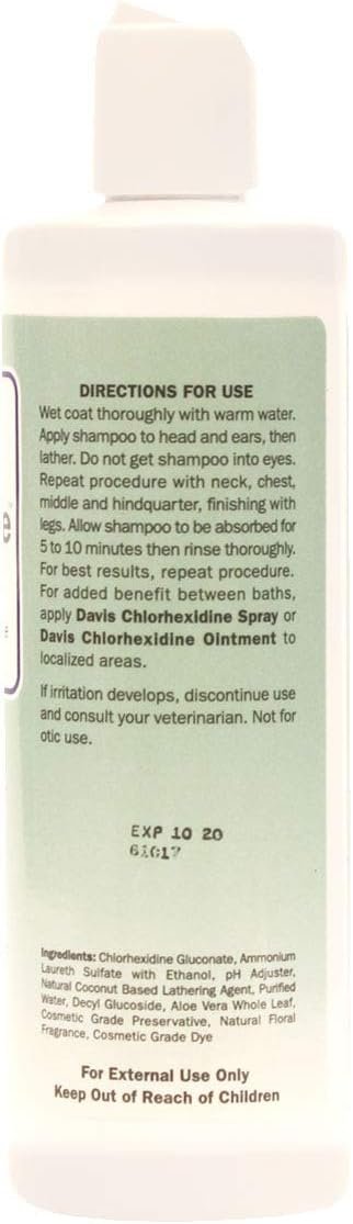 Davis Maximum Chlorhexidine Pet Shampoo, 12 oz - Image 5