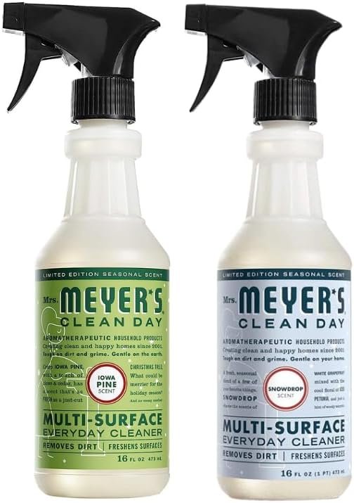 MRS. MEYER'S CLEAN DAY Variety, 1 Mrs. Meyer's Multi-Surface Cleaner, 16 OZ, 1 Mrs. Meyer's Multi-Surface Cleaner, 16 OZ, 1 CT (Iowa Pine + Snow Drop) - Image 2