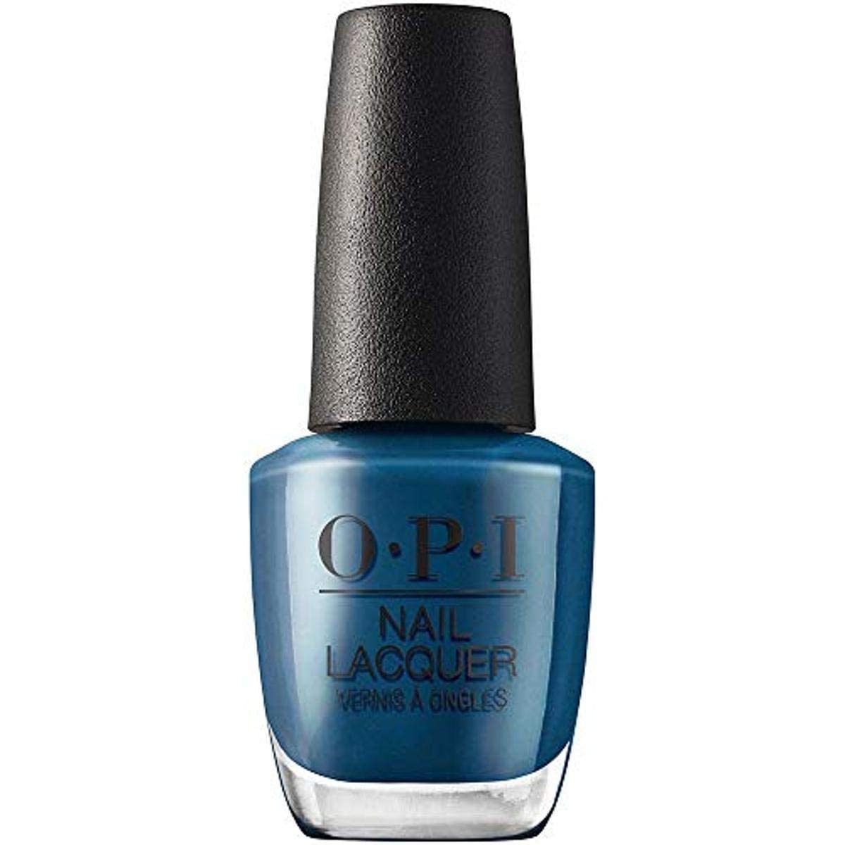 OPI Nail Lacquer Nail Polish | Opaque Dark Blue Green Crème Chip Resistant Nail Polish | Vegan, Fast Drying, Streak Free - Image 2