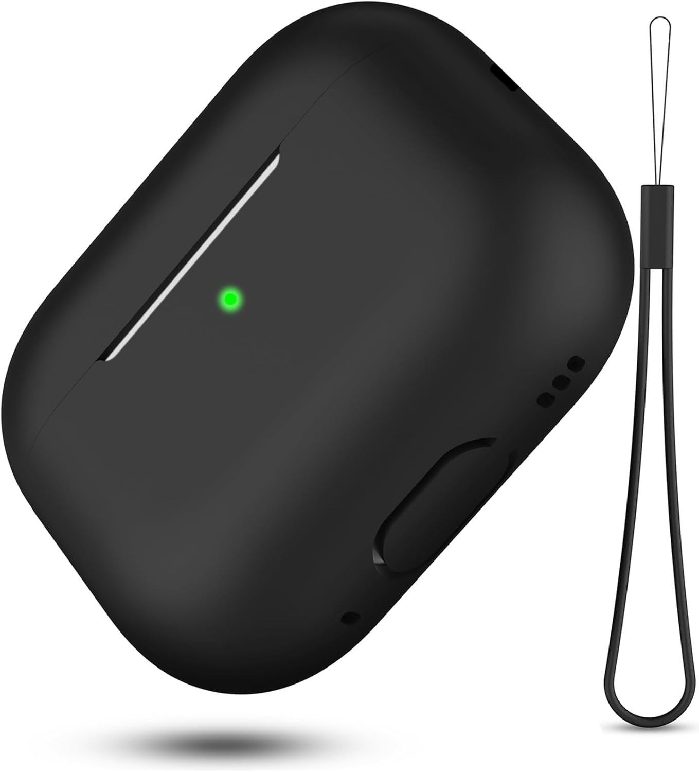 ATUAT for AirPods Pro 2nd Generation Case Cover(2022), Protective Soft Silicone Skin Accessories for Men Women Boys Girls for Apple AirPods Pro Gen 2, Front LED Visible-Black - Image 9