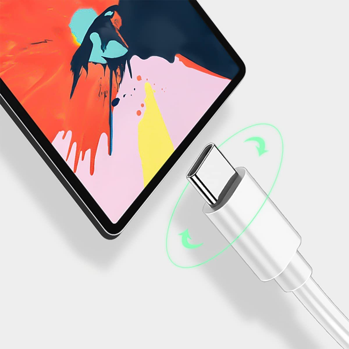 iPhone 15 16 Carplay Cable, iPhone 15/16 Car Charger Cable USB A to USB C Syncing Cable for iPhone 15 16 Pro Max Plus Car Adapter Cord, USB A to USB C Cable for iPad Pro, iPad Air 4/5th, iPad Mini 6 - Image 4