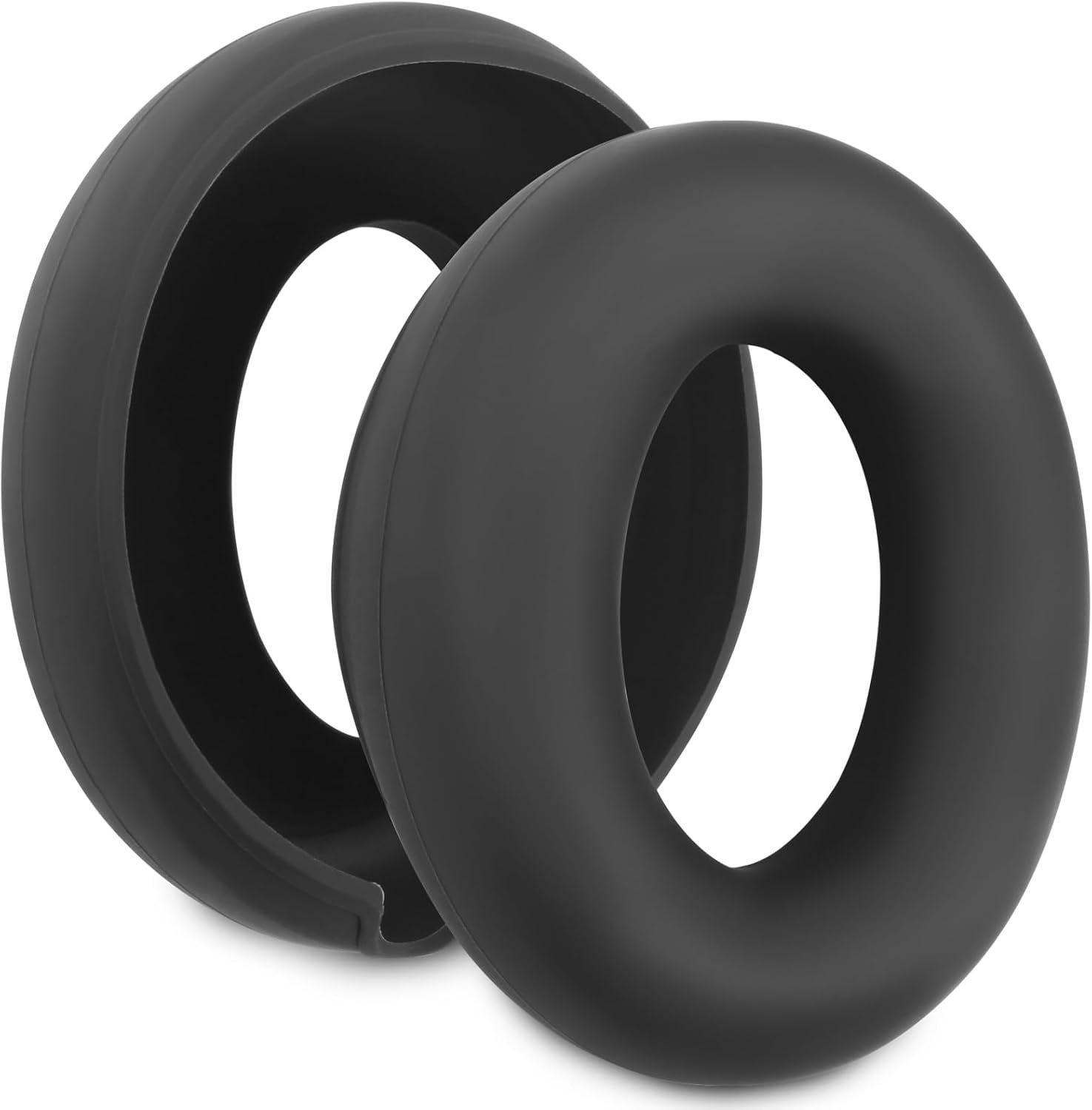 Silicone Case Compatible with Beats Studio Pro Anti-Scratch Silicone Ear Pad Cover Sweatproof & Washable Protective Silicone Case Shell Compatible with Beats Studio Pro Ear Pads- Black - Image 2