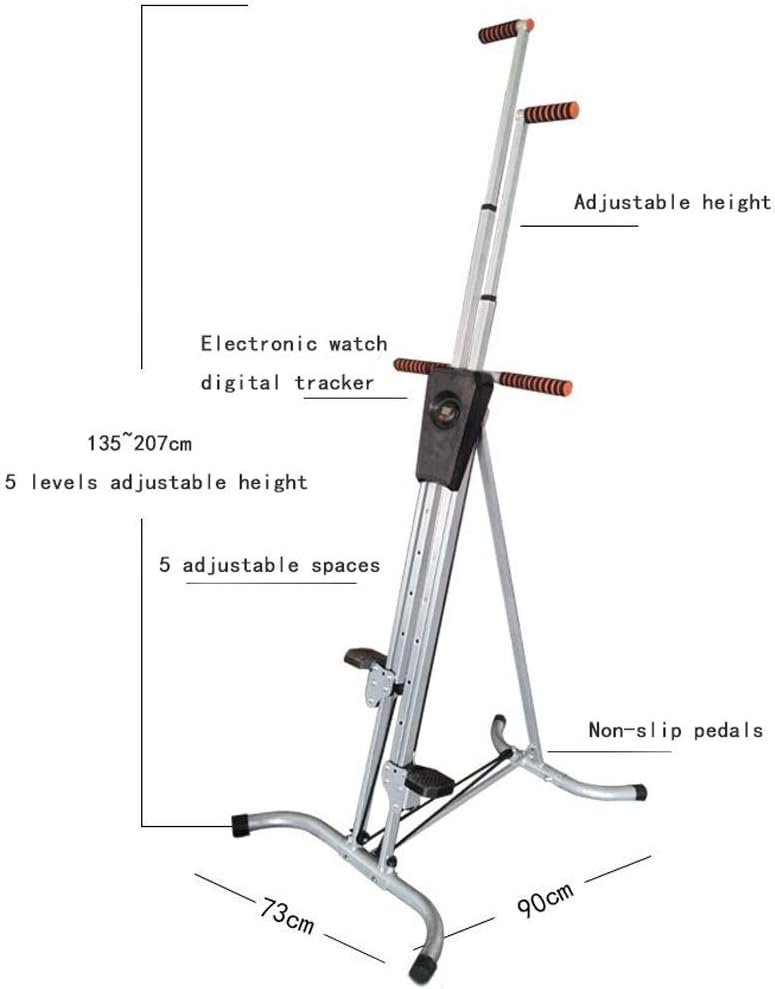 OMaju Fitness Equipment Mini-Stepper Swing Stepper Climber Vertical Climbing Cardio Exercise Machine Space Walker Climbing Machine Home Fitness Equipment for High-Intensity Interval Training - Image 4