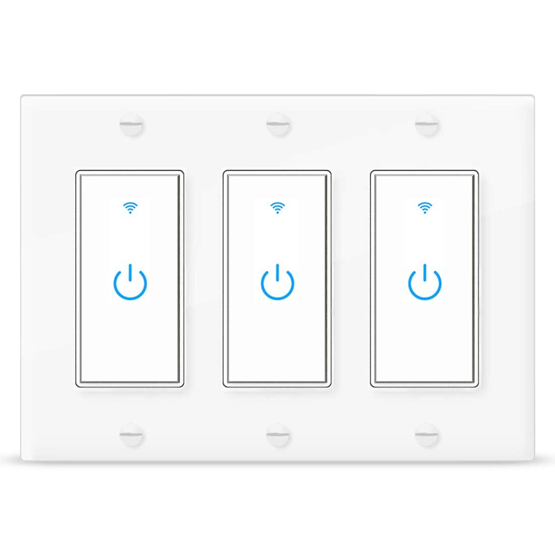 Smart Switch WiFi Light Switch 3 Gang Wireless Light Switch Compatible with Alexa and Google Home - Image 2