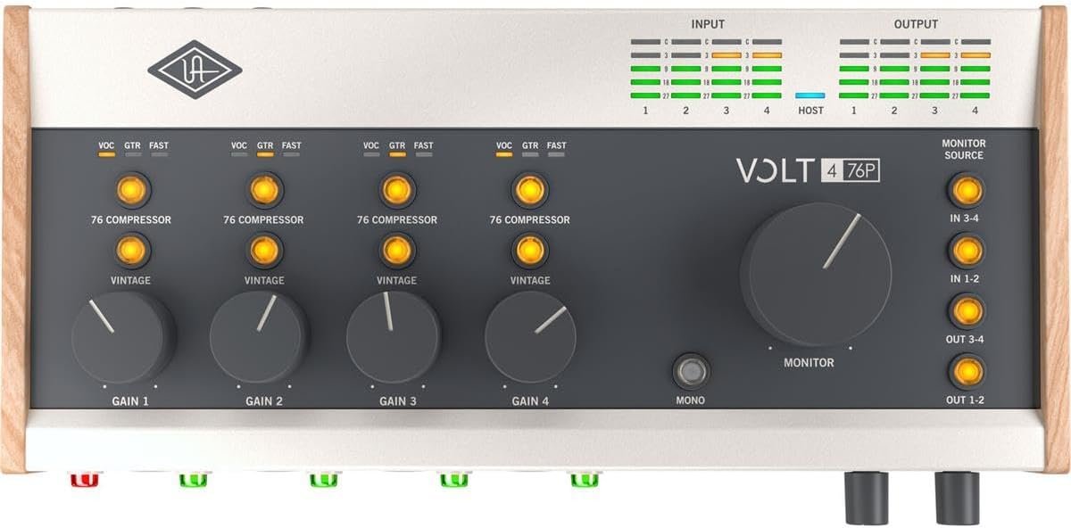 Universal Audio Volt 476p USB Recording Studio Audio Interface - Image 5