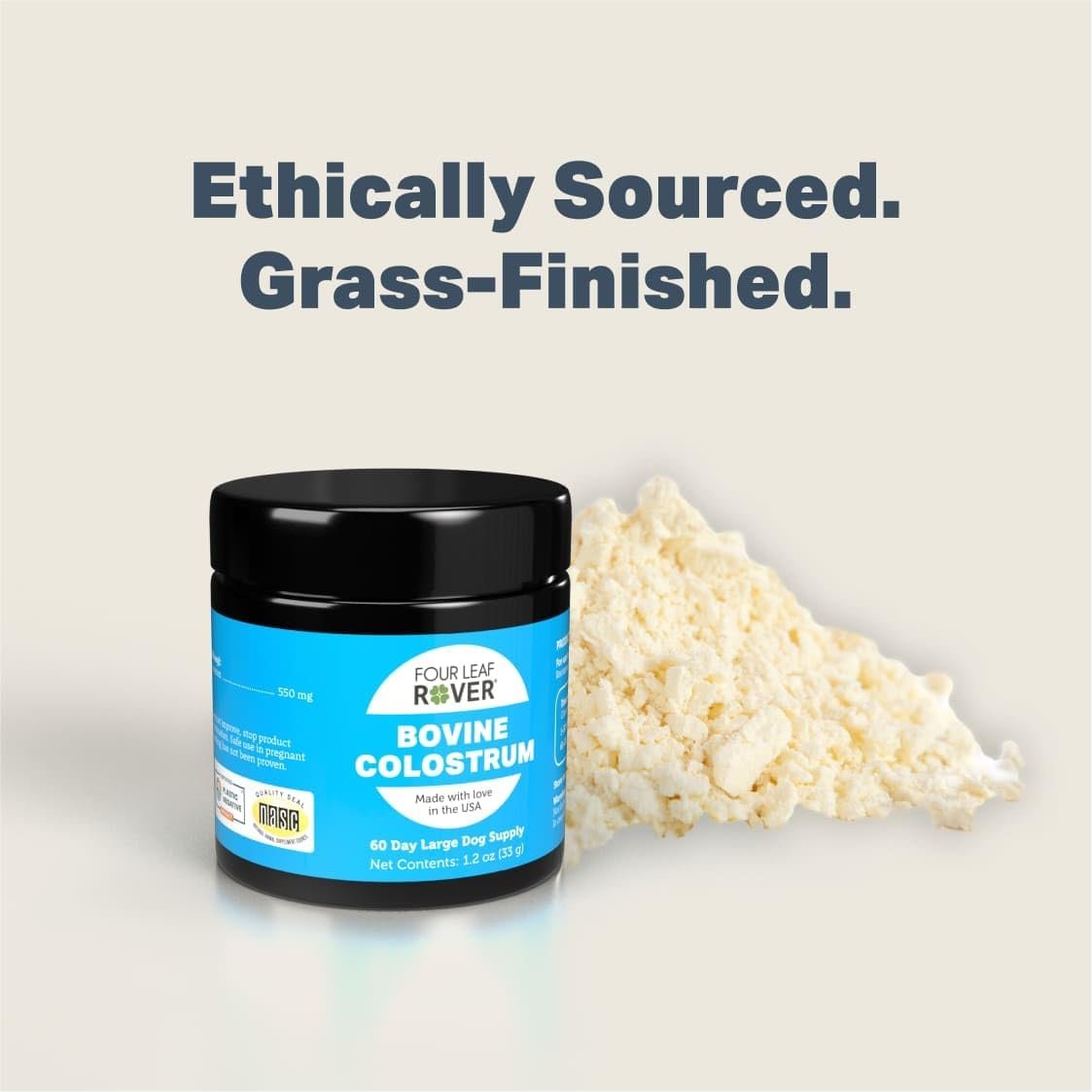 Bovine Colostrum from New Zealand Grass-Fed Cows - Dog Itch Relief and Immune Support (60-Day Supply) - Image 6