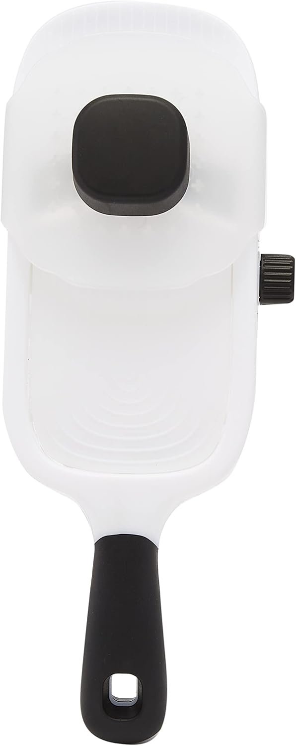 Amazon Basics - Hand-held Mandoline Slicer, White, 11.3" X 4.5" X 2.5" - Image 2