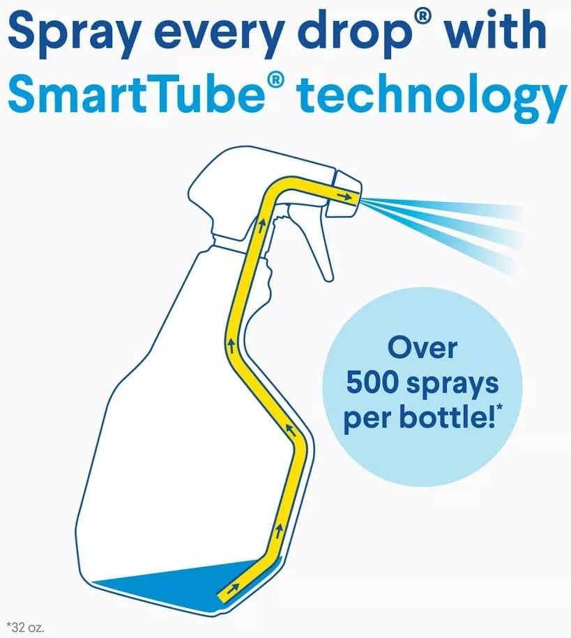 Сlean-Up Cleaner with Bleach, Fresh Scent, 32 Fl Oz, Disinfecting Bathroom Cleaner, Original Scent, 30 Fl Oz, Bundle with Latex Gloves and 2 Microfiber Cleaning Cloths - Image 8