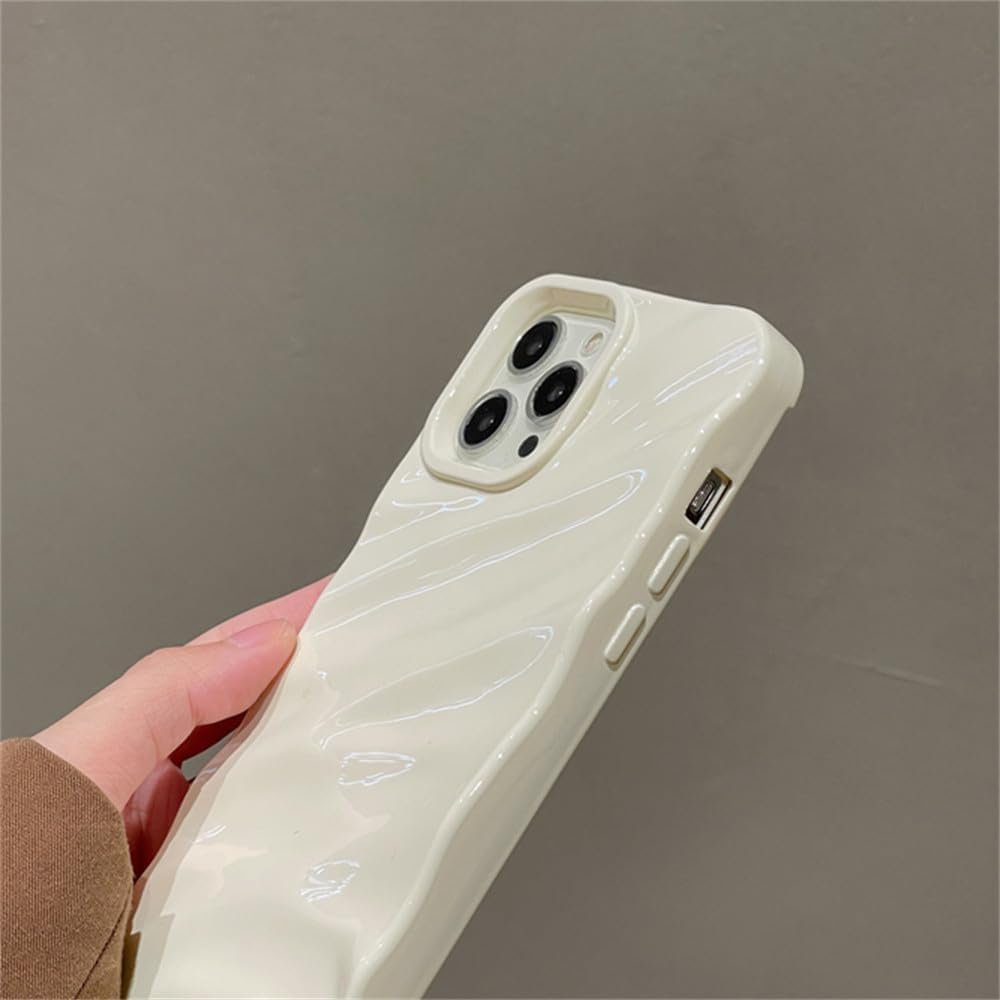 Luxury Silk Pattern Wavy Phone Case for iPhone 15 14 13 11 12 Pro Max X XS XR 7 8 Plus SE Shockproof Protective Soft Back Cover,C,for iPhone 14Pro - Image 5