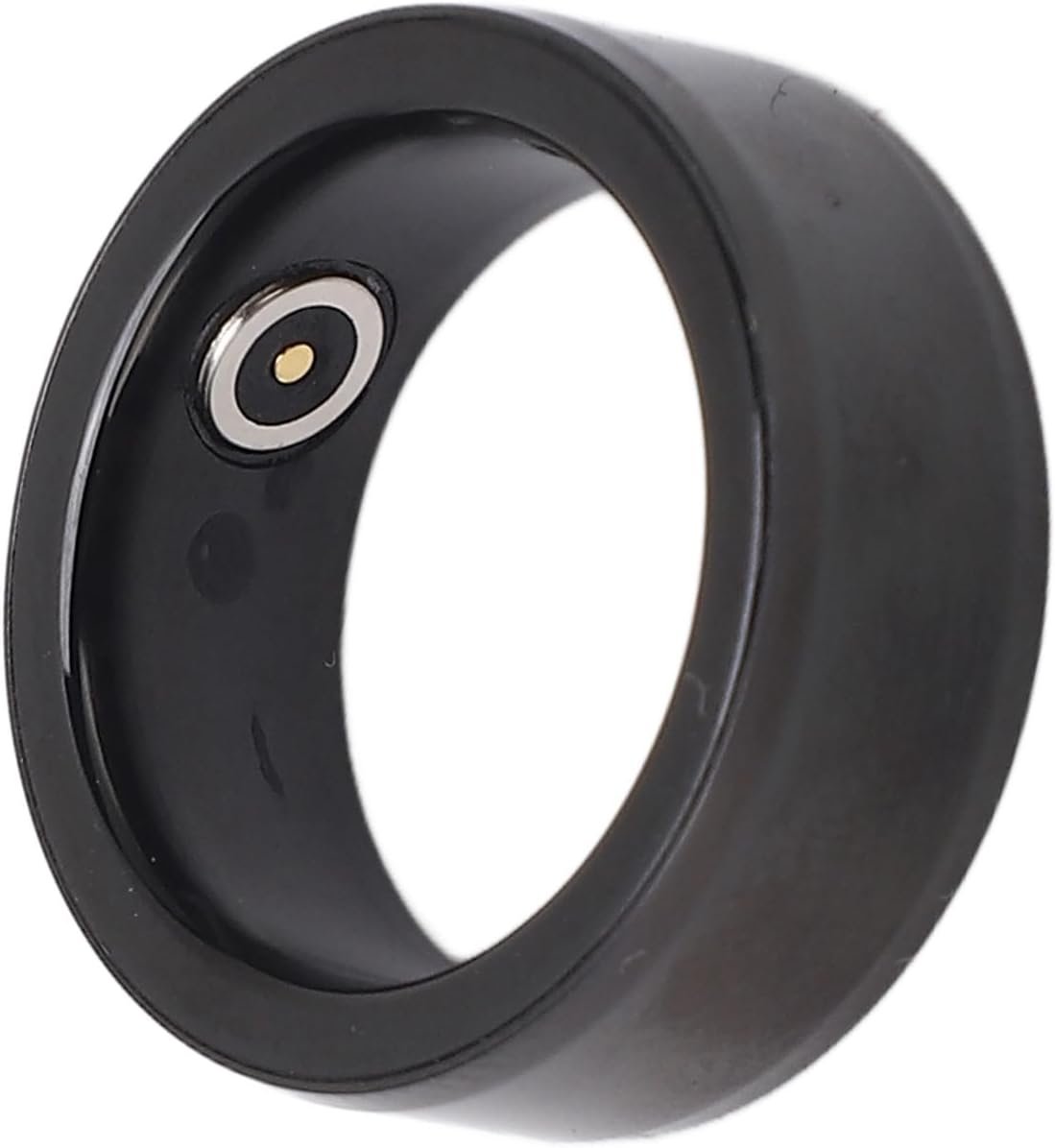 Smart Ring, Waterproof Ceramic Ring, Universal Wearable BT Connection Health for Mobile Phone, Sports Ring with Heart Rate Monitor, Sleep Monitor, Temperature, Oxygen (Black No. - Image 2