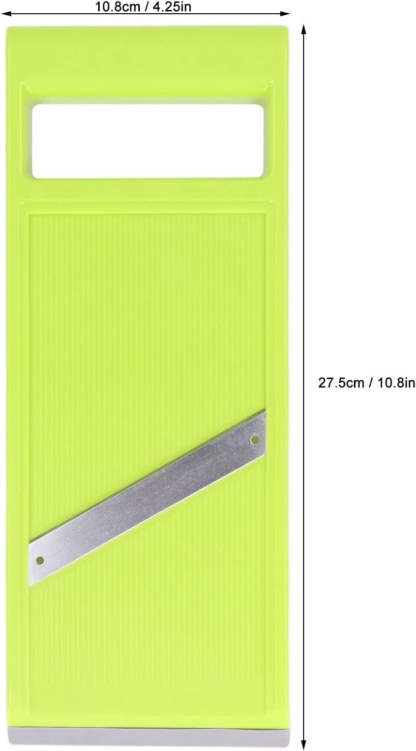 Vegetable Slicer, 4.25 x 10.8in Stainless Steel Mandoline Food Slicer with Hanging Hole, Handheld Vegetable Chip Maker Food Chopper for Potato, Carrot, Vegetables, Zucchini - Image 7