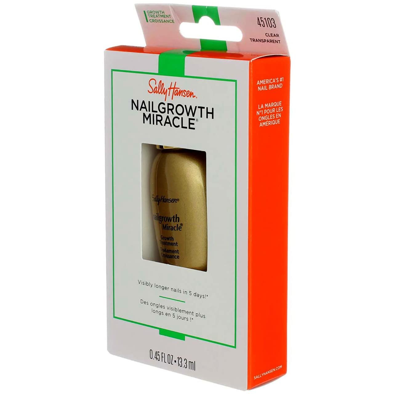 Sally Hansen Nail Growth Miracle Growth Treatment Clear 0.45 Ounce (13.3ml) (2 Pack) - Image 6