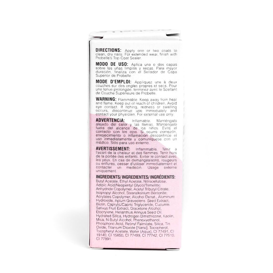 Probelle Illuminating Nail Concealer, Sheer Long Lasting Brightening Nail Polish for yellowing discolored nails, perfect finish for damaged nails with imperfections, Vegan, Gluten Free, Lilac Glow - Image 8