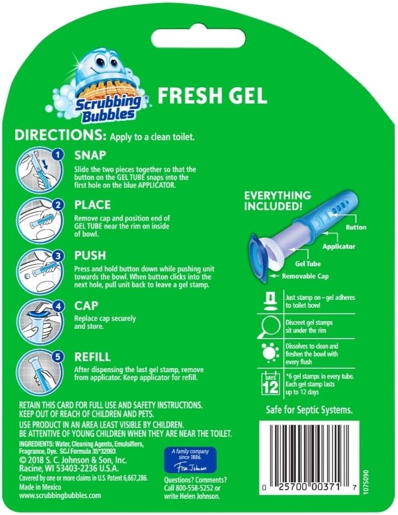 Cleaning Stamp Fresh Gel Floral Fusion 1.34 oz (Pack of 2) - Image 5