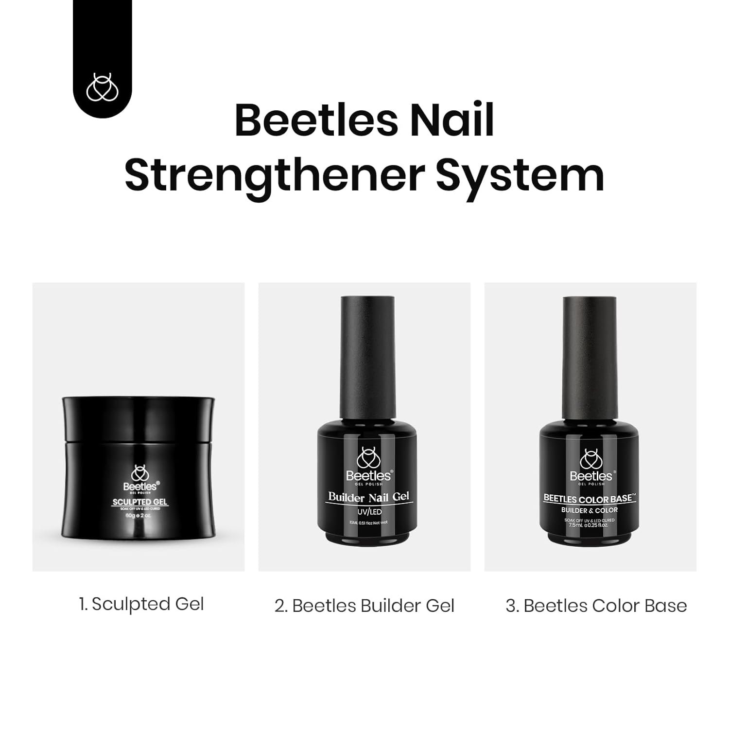 Beetles Builder Gel for Nails-10 in 1 30g *3 Colors Builder Gel Nail Kit Nail Extension Clear Nude Pink Hard Gel Sculpted Gel with Base Top Coat Nail Forms Nail Pen Nail Art Manicure Salon DIY Gift - Image 8