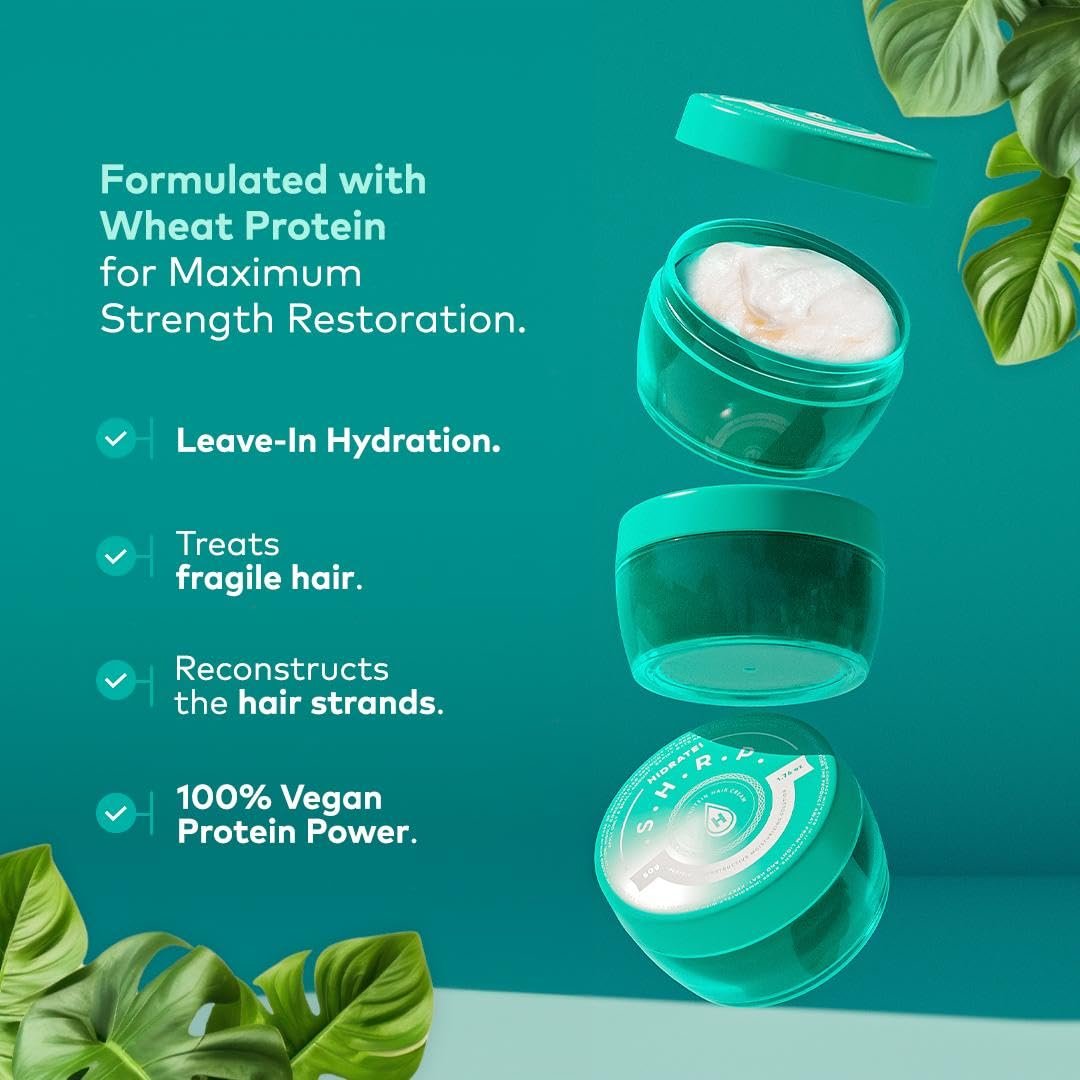 Brazilian Beauty Hair Protein Cream | Damaged & Dry Hair Treatment | Split End Repair | Deep Hydration | Leave in Treatment | Moisturize and Shine | Hair Repair 1.76 Oz. - Image 3